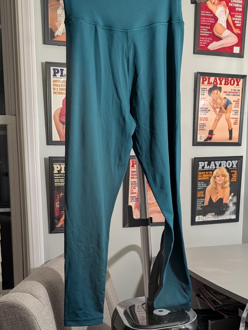 Aerie High-Rise Teal Leggings - Picture 2 of 8